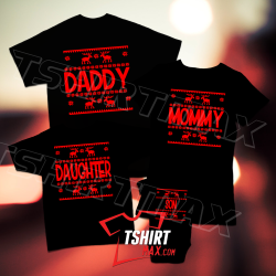 Christmas Spirit - Daddy, Mommy, Daughter, Son